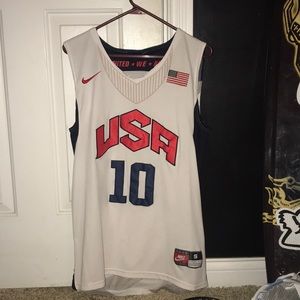 White Nike NBA Team USA Kobe Bryant jersey